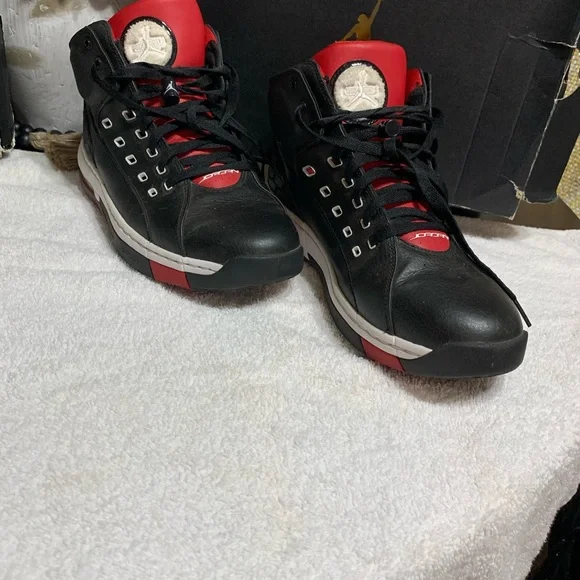 4-pair of Nike sneakers. Colors Black/Red Red/Black White 